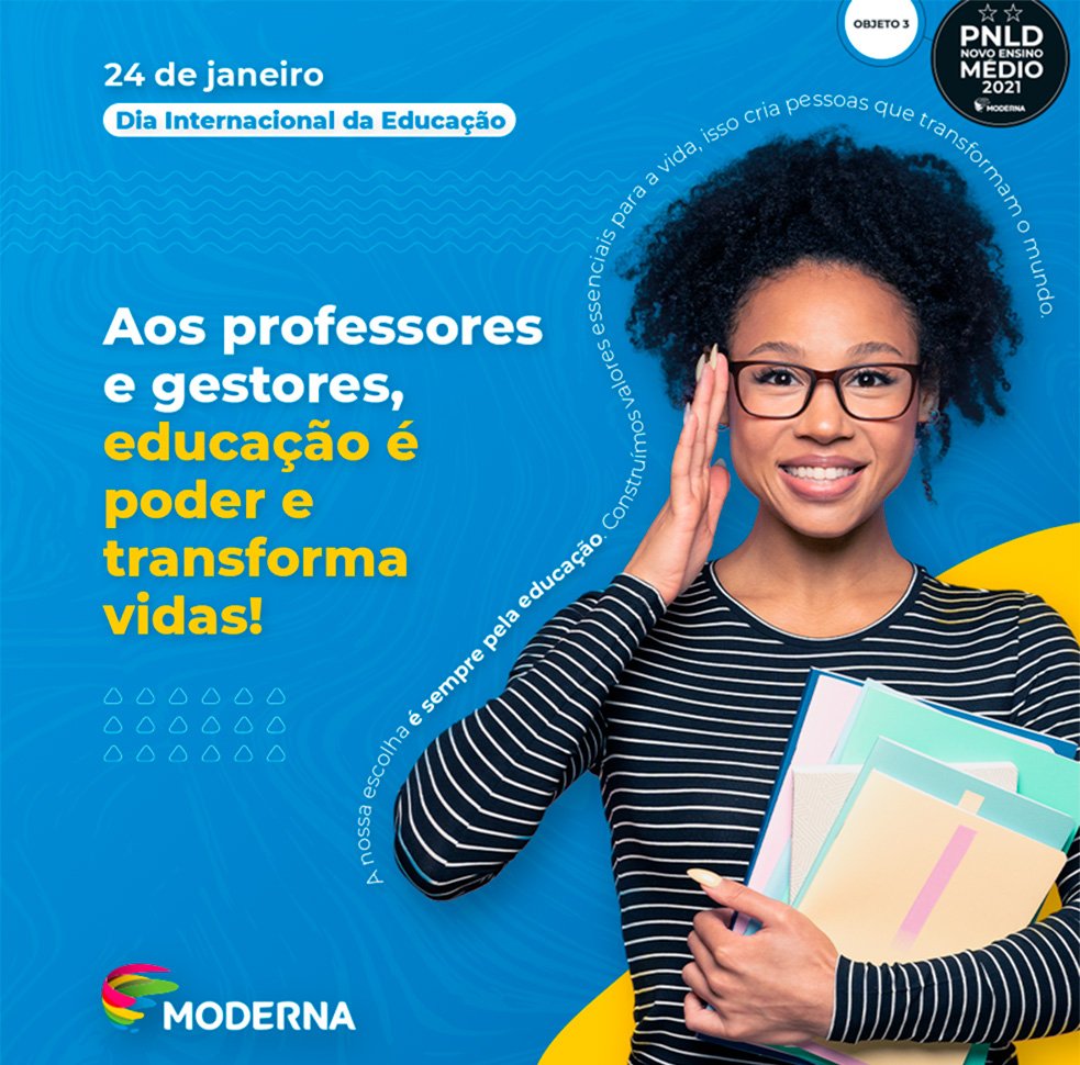 Campanha educação Moderna
